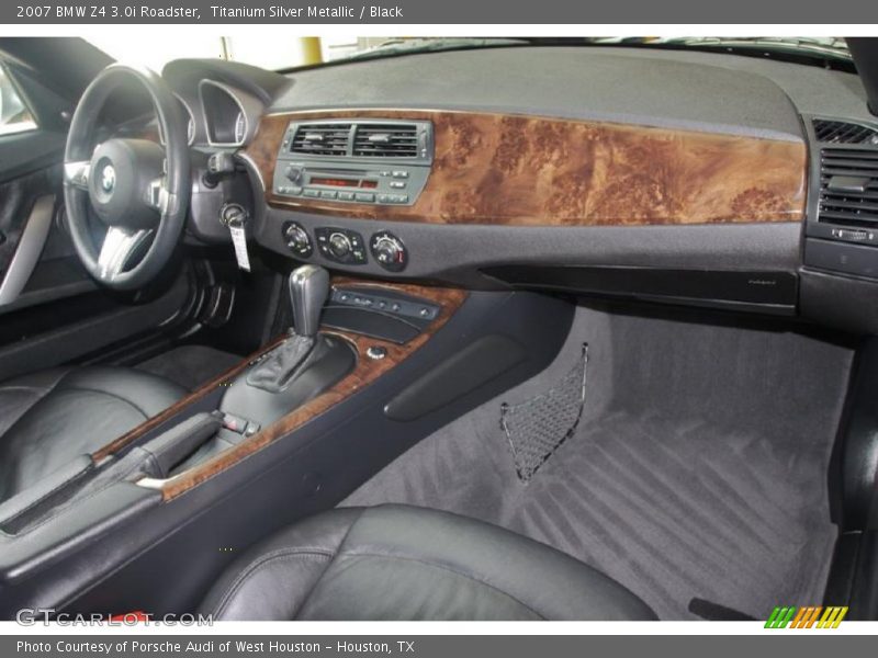Titanium Silver Metallic / Black 2007 BMW Z4 3.0i Roadster