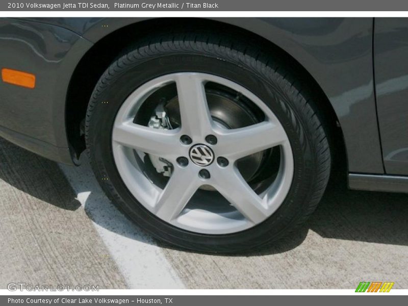 Platinum Grey Metallic / Titan Black 2010 Volkswagen Jetta TDI Sedan