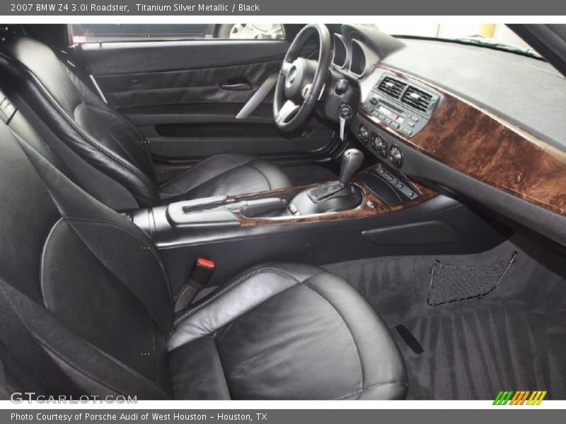 Titanium Silver Metallic / Black 2007 BMW Z4 3.0i Roadster