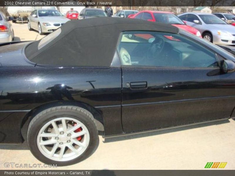 Onyx Black / Neutral 2002 Chevrolet Camaro Z28 Convertible