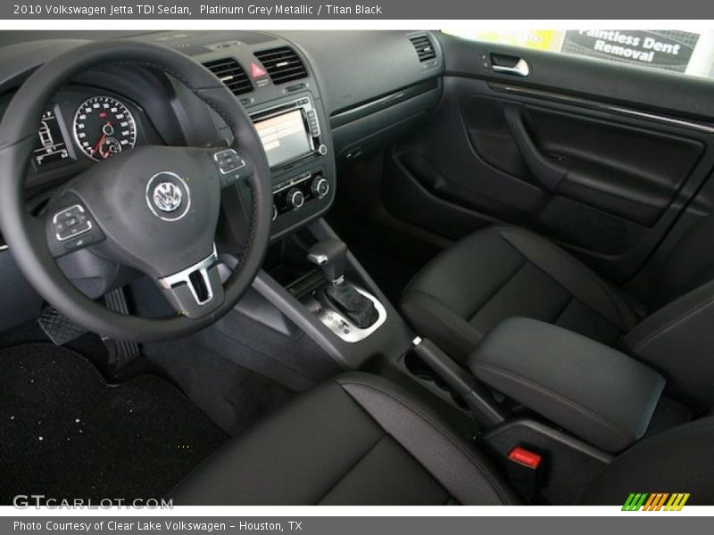 Platinum Grey Metallic / Titan Black 2010 Volkswagen Jetta TDI Sedan