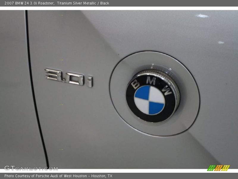 Titanium Silver Metallic / Black 2007 BMW Z4 3.0i Roadster