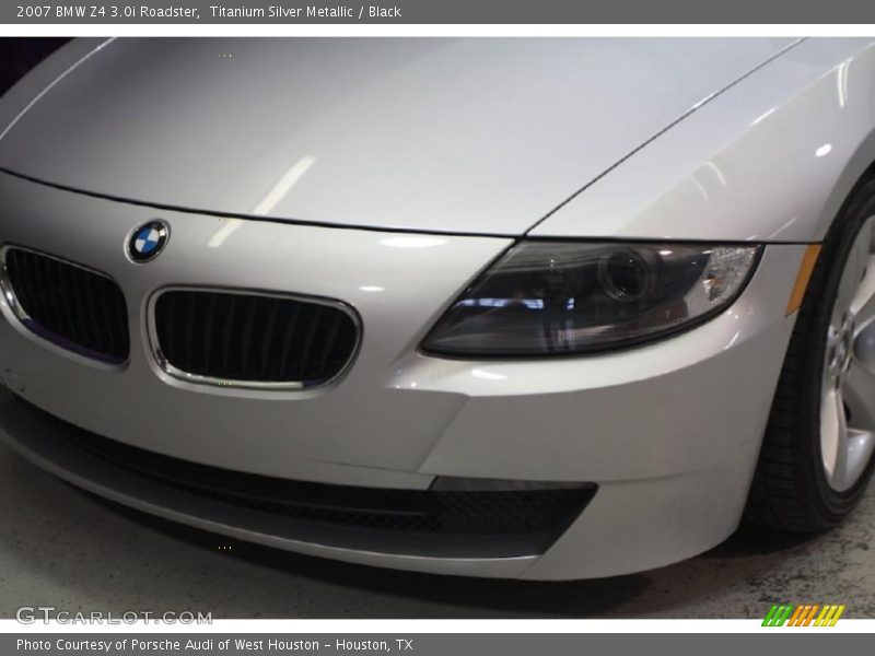 Titanium Silver Metallic / Black 2007 BMW Z4 3.0i Roadster