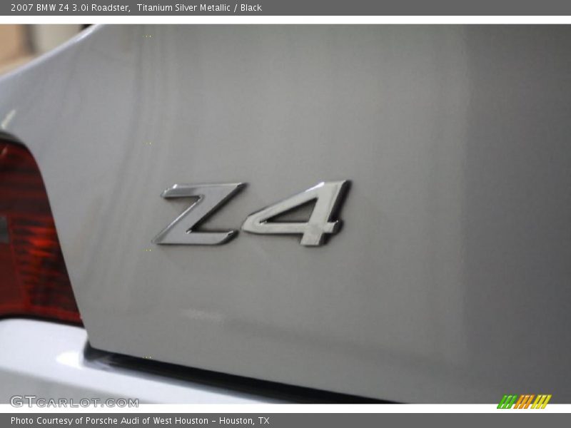 Titanium Silver Metallic / Black 2007 BMW Z4 3.0i Roadster