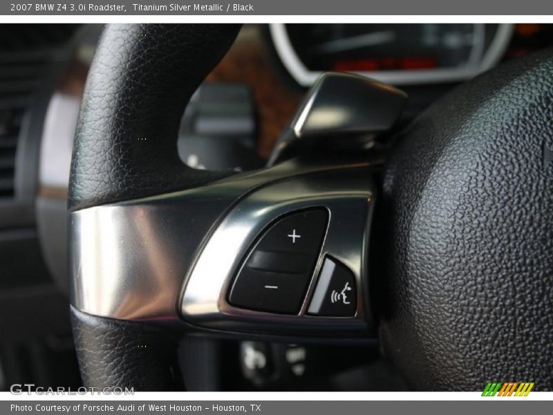 Titanium Silver Metallic / Black 2007 BMW Z4 3.0i Roadster