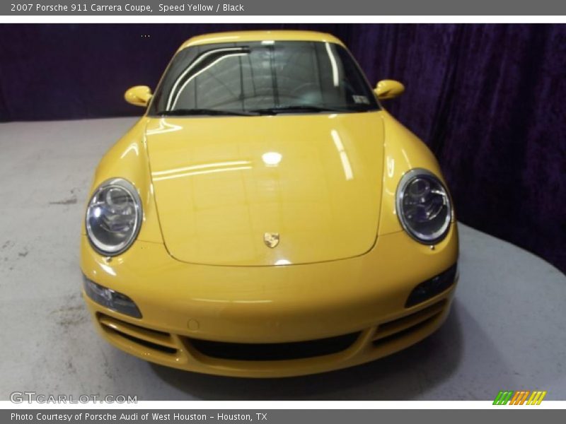 Speed Yellow / Black 2007 Porsche 911 Carrera Coupe