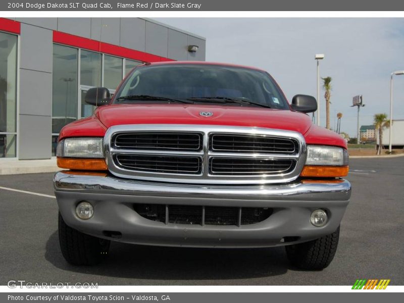 Flame Red / Dark Slate Gray 2004 Dodge Dakota SLT Quad Cab