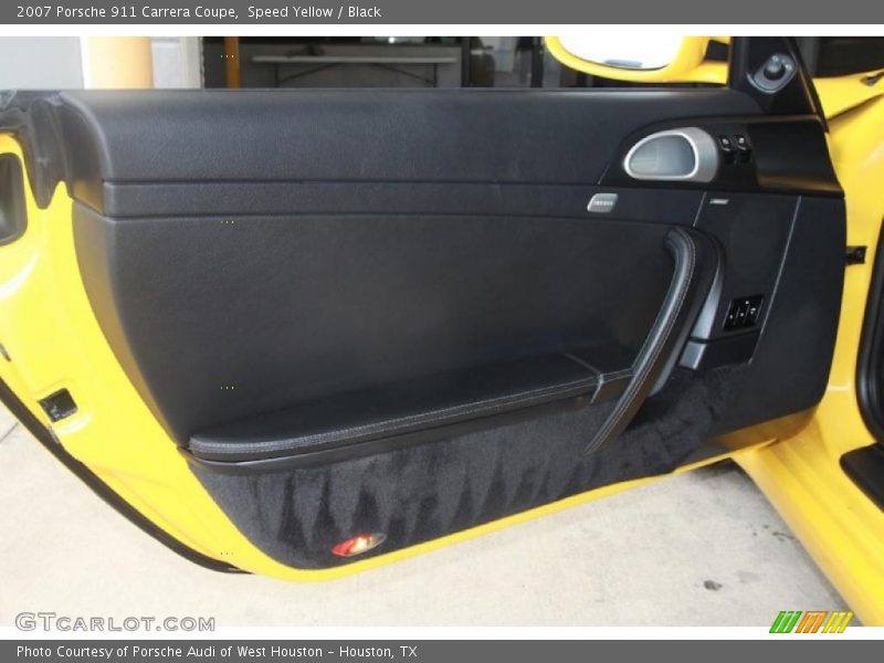 Speed Yellow / Black 2007 Porsche 911 Carrera Coupe