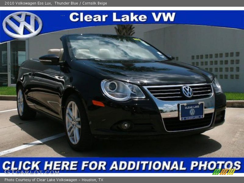 Thunder Blue / Cornsilk Beige 2010 Volkswagen Eos Lux