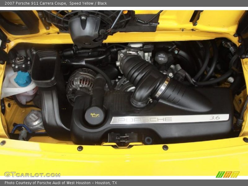 Speed Yellow / Black 2007 Porsche 911 Carrera Coupe