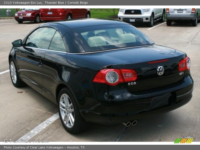 Thunder Blue / Cornsilk Beige 2010 Volkswagen Eos Lux