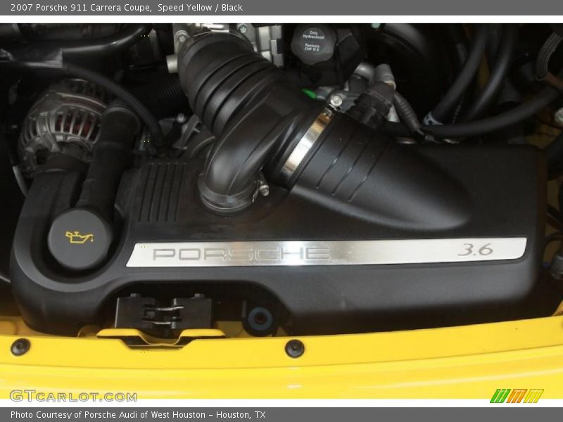 Speed Yellow / Black 2007 Porsche 911 Carrera Coupe