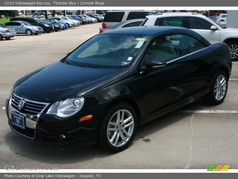 Thunder Blue / Cornsilk Beige 2010 Volkswagen Eos Lux