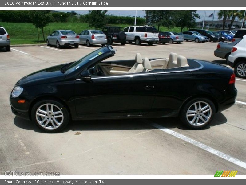 Thunder Blue / Cornsilk Beige 2010 Volkswagen Eos Lux