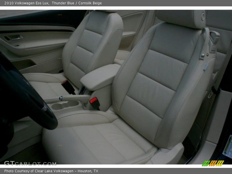 Thunder Blue / Cornsilk Beige 2010 Volkswagen Eos Lux