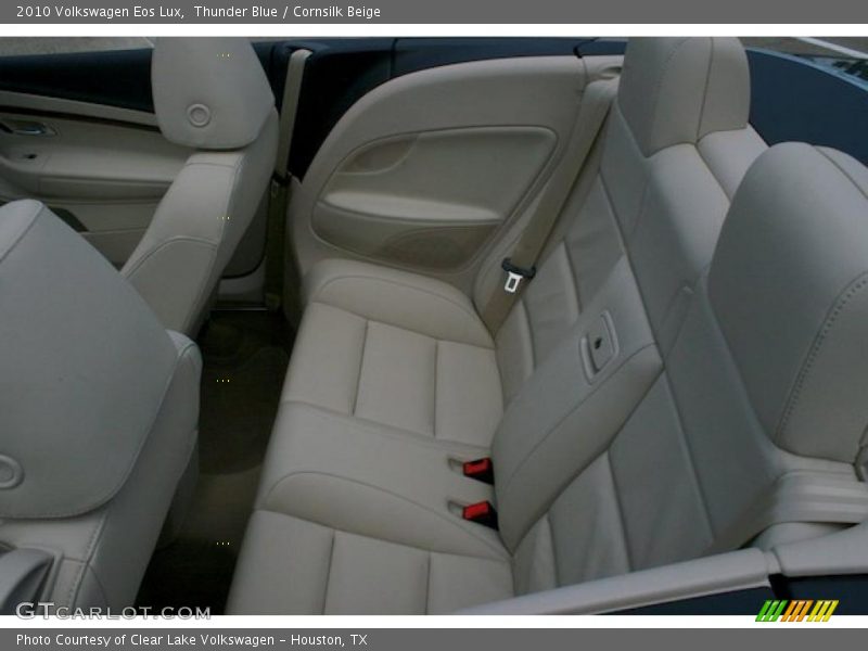 Thunder Blue / Cornsilk Beige 2010 Volkswagen Eos Lux