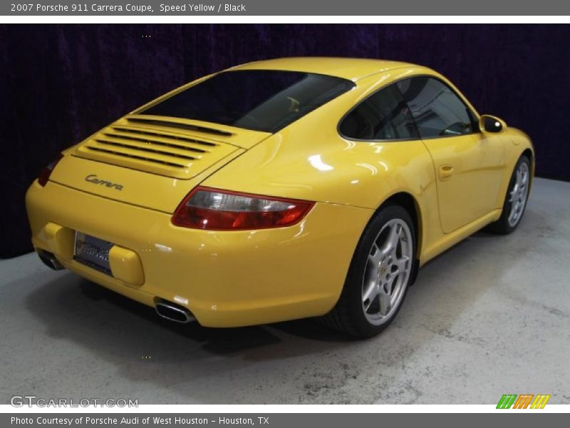 Speed Yellow / Black 2007 Porsche 911 Carrera Coupe
