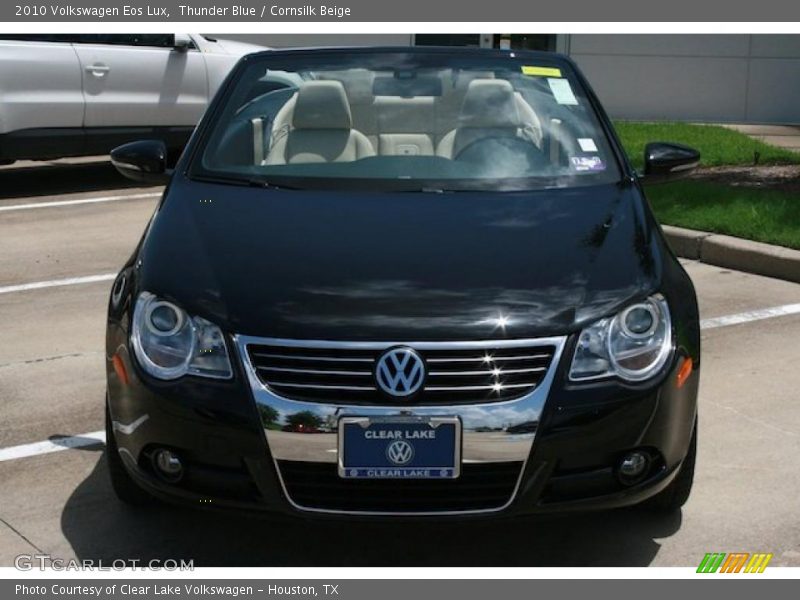 Thunder Blue / Cornsilk Beige 2010 Volkswagen Eos Lux