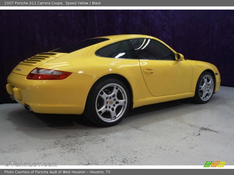 Speed Yellow / Black 2007 Porsche 911 Carrera Coupe