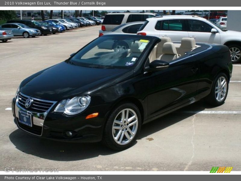 Thunder Blue / Cornsilk Beige 2010 Volkswagen Eos Lux