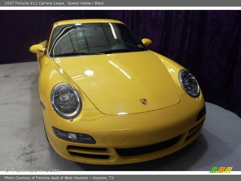 Speed Yellow / Black 2007 Porsche 911 Carrera Coupe