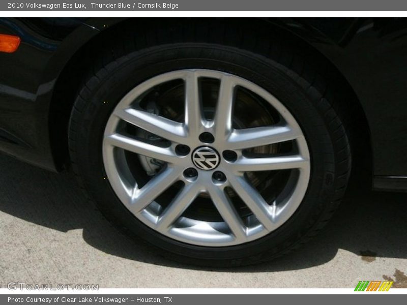 Thunder Blue / Cornsilk Beige 2010 Volkswagen Eos Lux