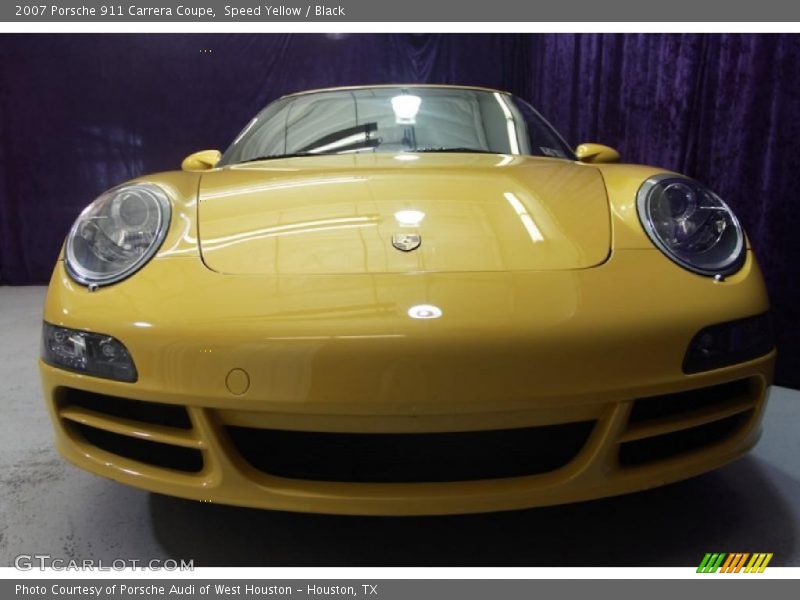 Speed Yellow / Black 2007 Porsche 911 Carrera Coupe