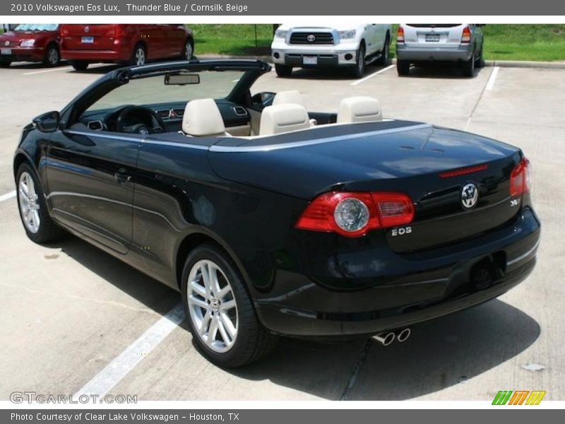 Thunder Blue / Cornsilk Beige 2010 Volkswagen Eos Lux