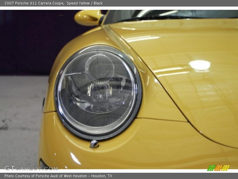 Speed Yellow / Black 2007 Porsche 911 Carrera Coupe