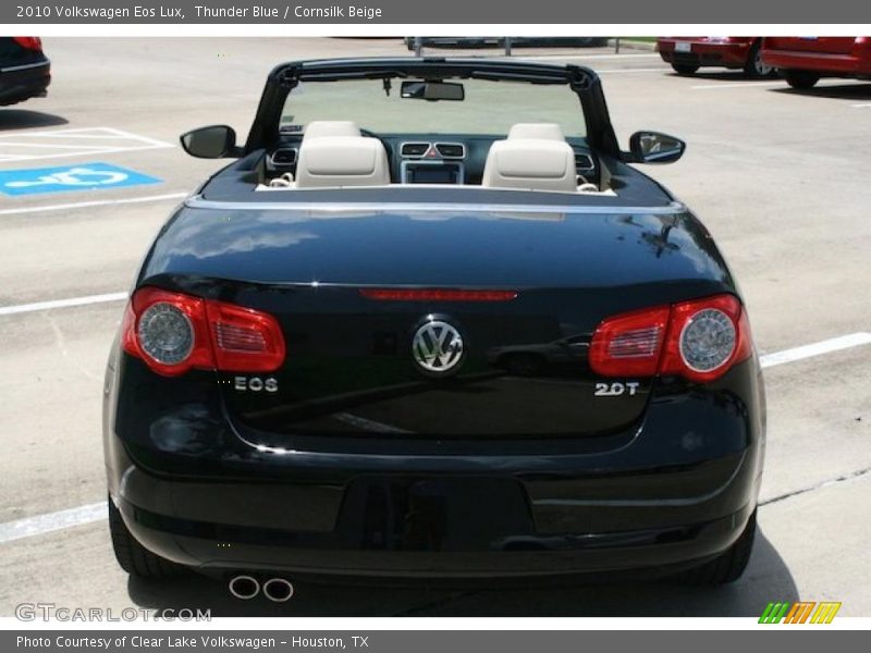 Thunder Blue / Cornsilk Beige 2010 Volkswagen Eos Lux