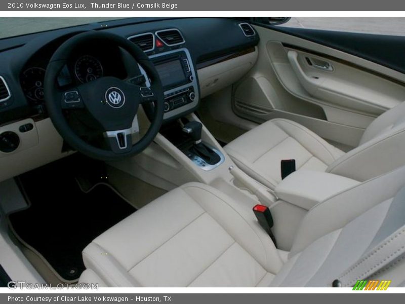 Thunder Blue / Cornsilk Beige 2010 Volkswagen Eos Lux