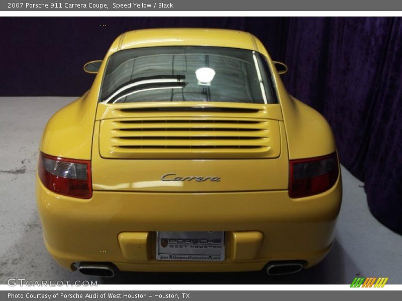 Speed Yellow / Black 2007 Porsche 911 Carrera Coupe