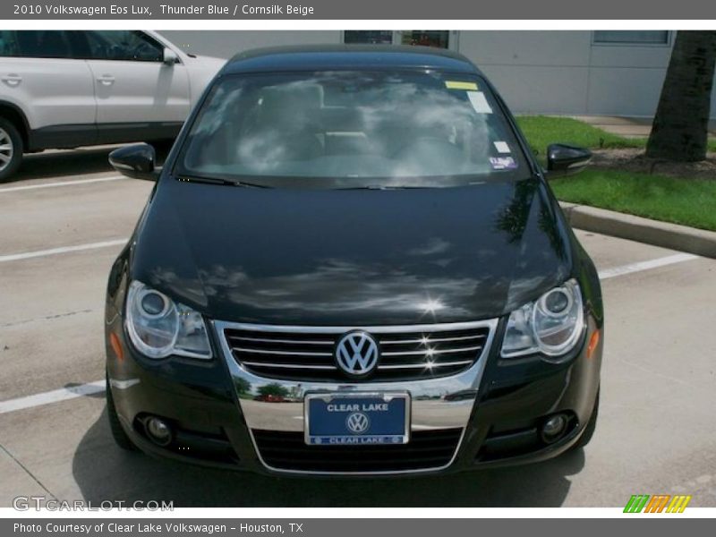 Thunder Blue / Cornsilk Beige 2010 Volkswagen Eos Lux