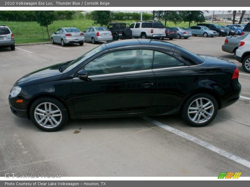 Thunder Blue / Cornsilk Beige 2010 Volkswagen Eos Lux