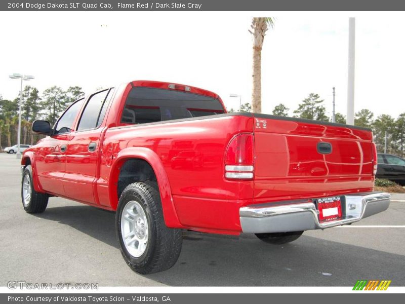 Flame Red / Dark Slate Gray 2004 Dodge Dakota SLT Quad Cab