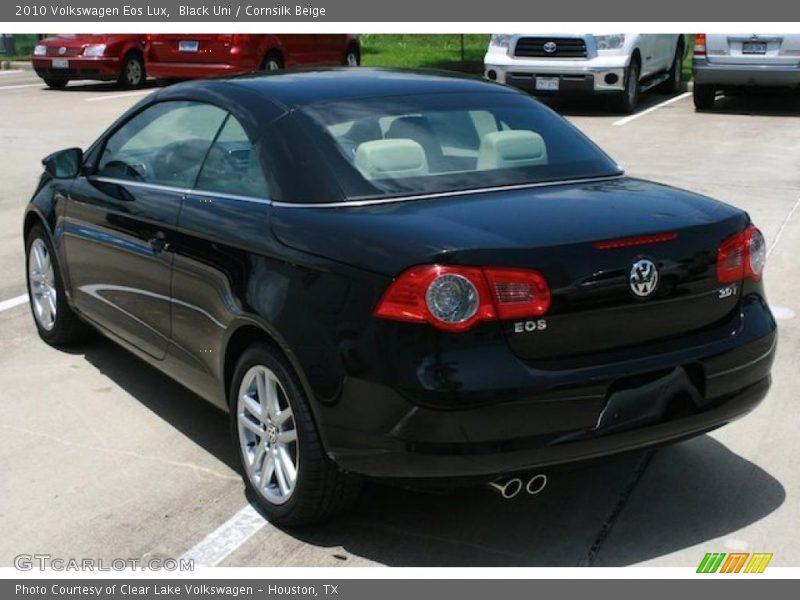Black Uni / Cornsilk Beige 2010 Volkswagen Eos Lux