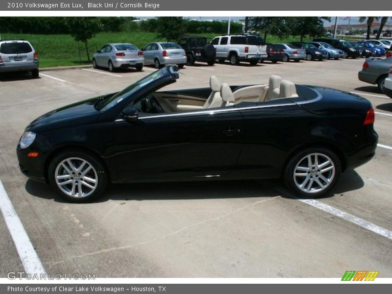 Black Uni / Cornsilk Beige 2010 Volkswagen Eos Lux