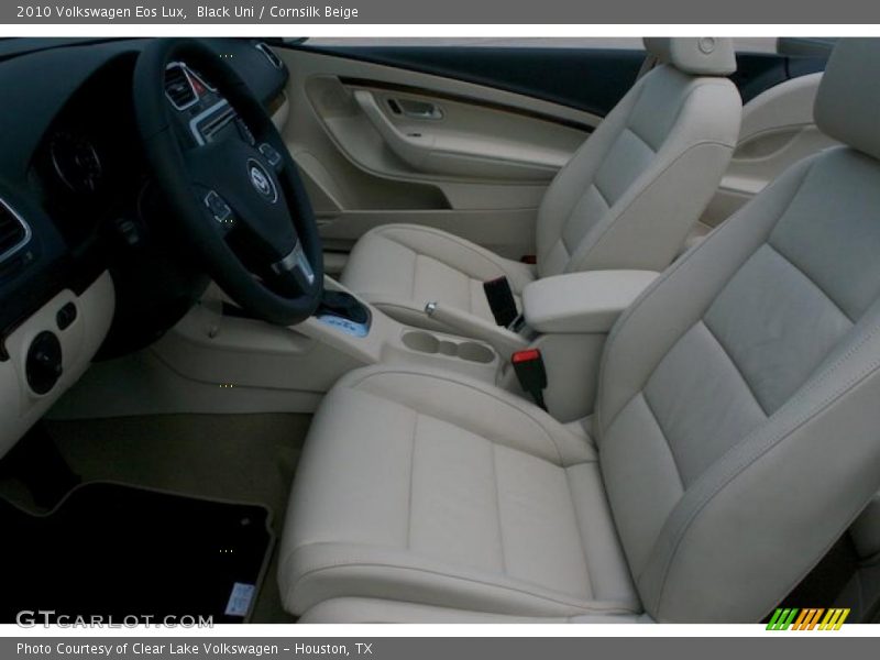 Black Uni / Cornsilk Beige 2010 Volkswagen Eos Lux
