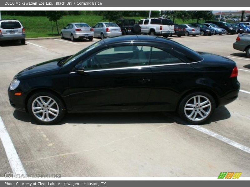 Black Uni / Cornsilk Beige 2010 Volkswagen Eos Lux