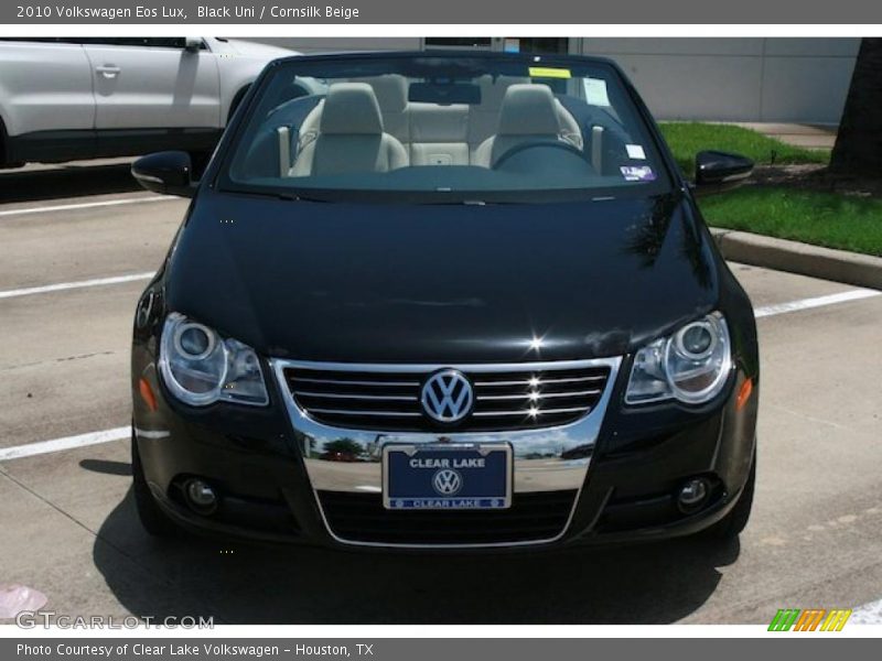 Black Uni / Cornsilk Beige 2010 Volkswagen Eos Lux