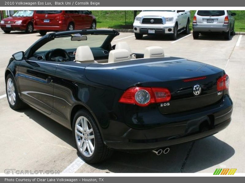 Black Uni / Cornsilk Beige 2010 Volkswagen Eos Lux