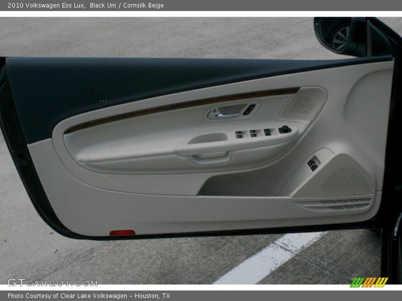 Black Uni / Cornsilk Beige 2010 Volkswagen Eos Lux