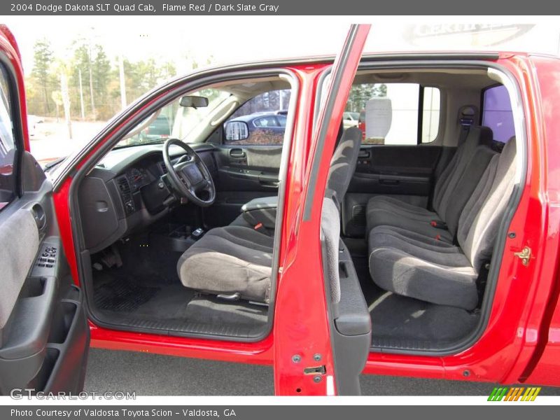 Flame Red / Dark Slate Gray 2004 Dodge Dakota SLT Quad Cab