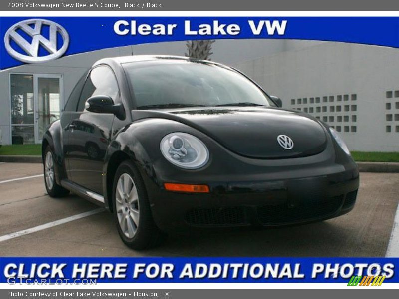 Black / Black 2008 Volkswagen New Beetle S Coupe