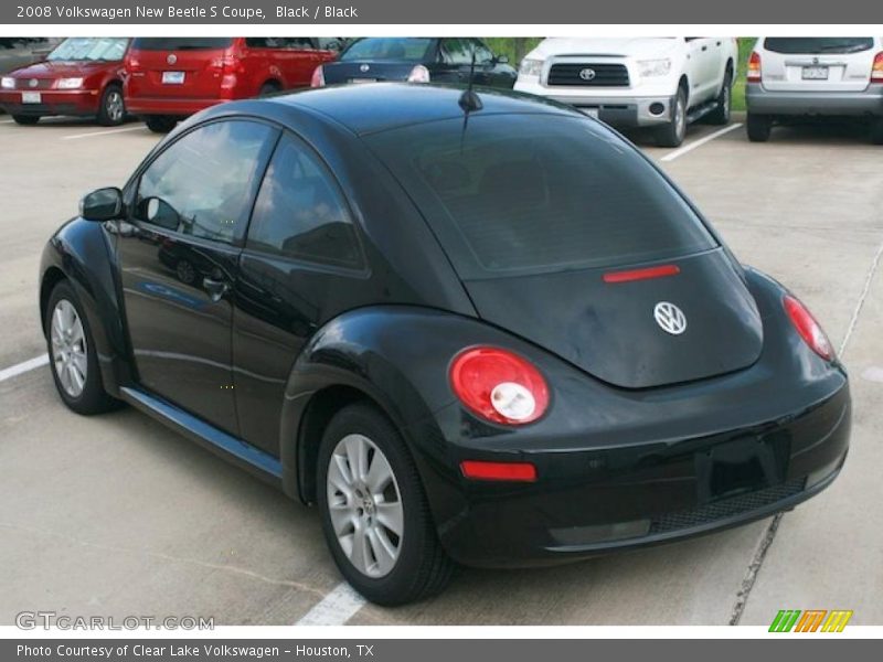 Black / Black 2008 Volkswagen New Beetle S Coupe