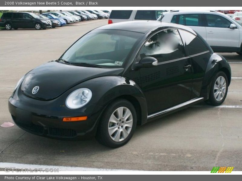 Black / Black 2008 Volkswagen New Beetle S Coupe