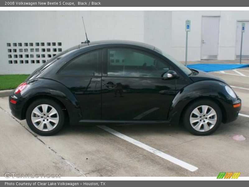 Black / Black 2008 Volkswagen New Beetle S Coupe