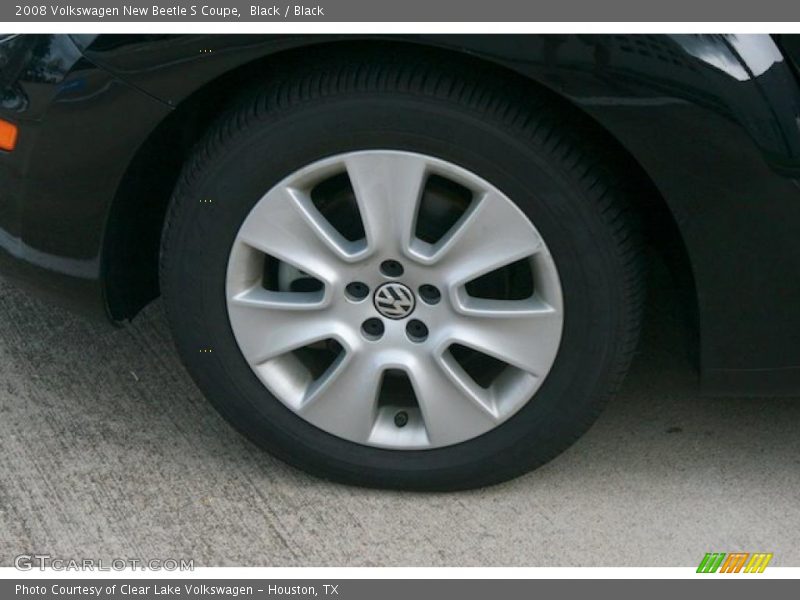 Black / Black 2008 Volkswagen New Beetle S Coupe