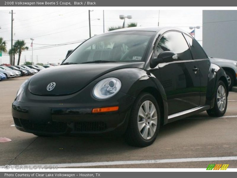 Black / Black 2008 Volkswagen New Beetle S Coupe