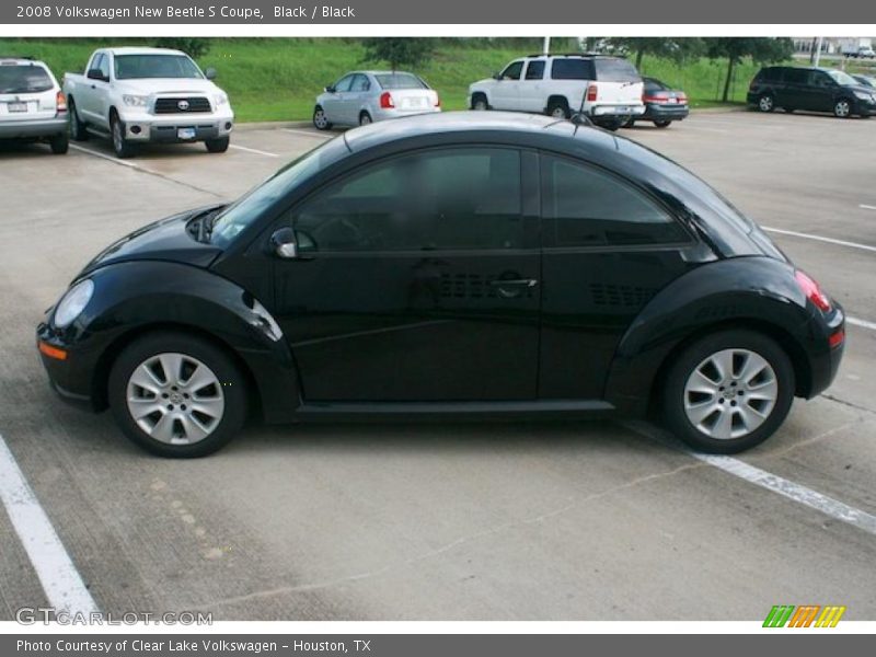 Black / Black 2008 Volkswagen New Beetle S Coupe